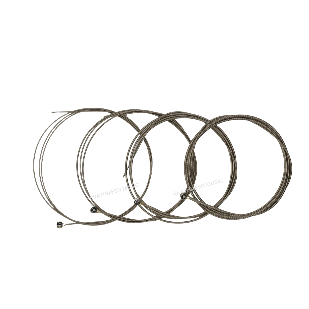 Alice A046A Chrome Steels For Acoustic And Electric Guitar Short Finger Slide