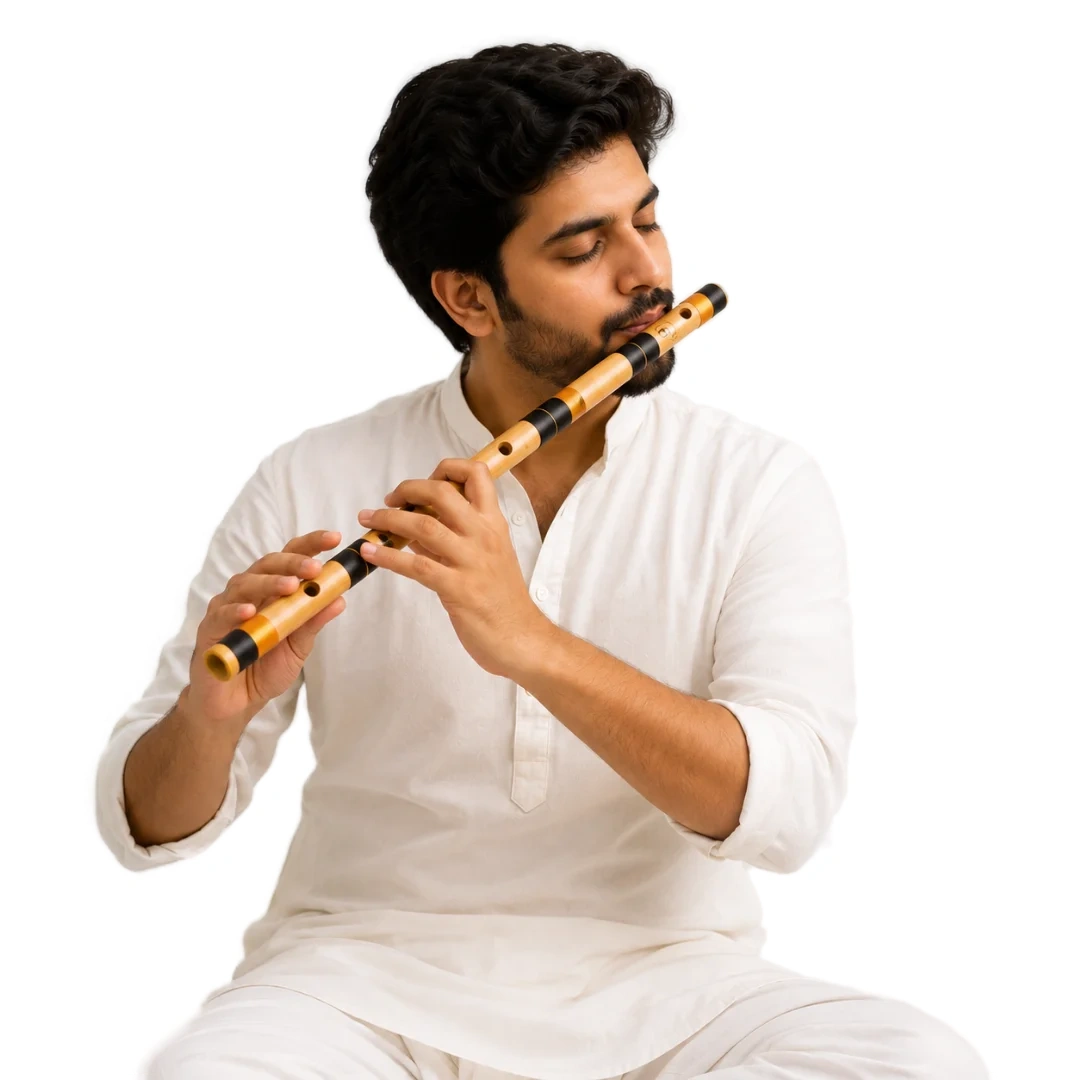 Radhe Bamboo Side B Mid Flute