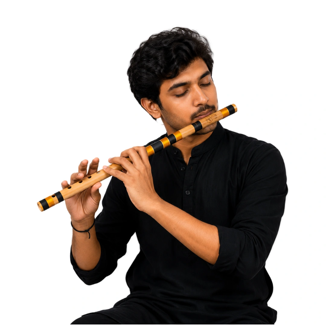 Radhe Bamboo Side F# Base Flute