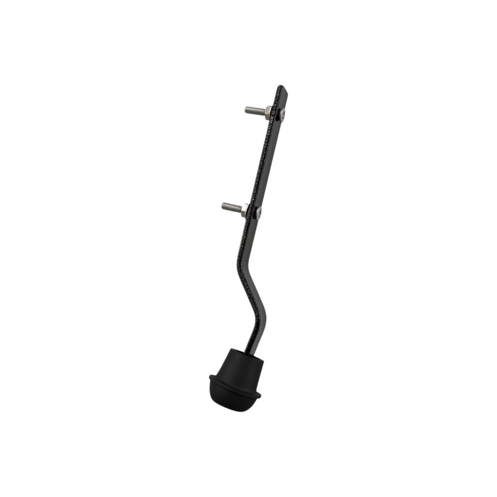 Prathmesh Music YS bongo stand mounting arm with black textured finish and metal hardware for drum stability