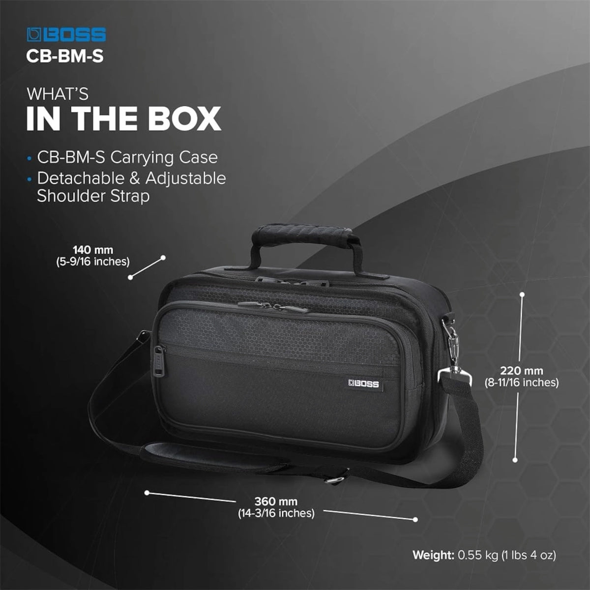 Boss CB-BM-S Multi-effect Case