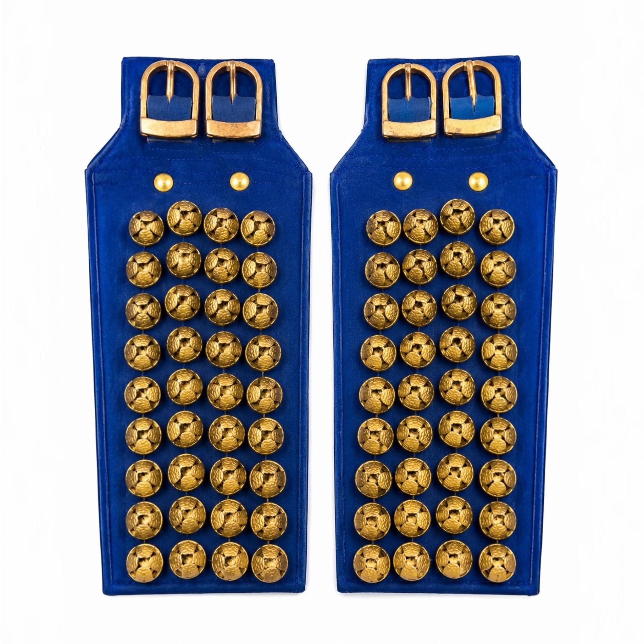 SK Machine Velvet 4-Line Ghungroo - Blue