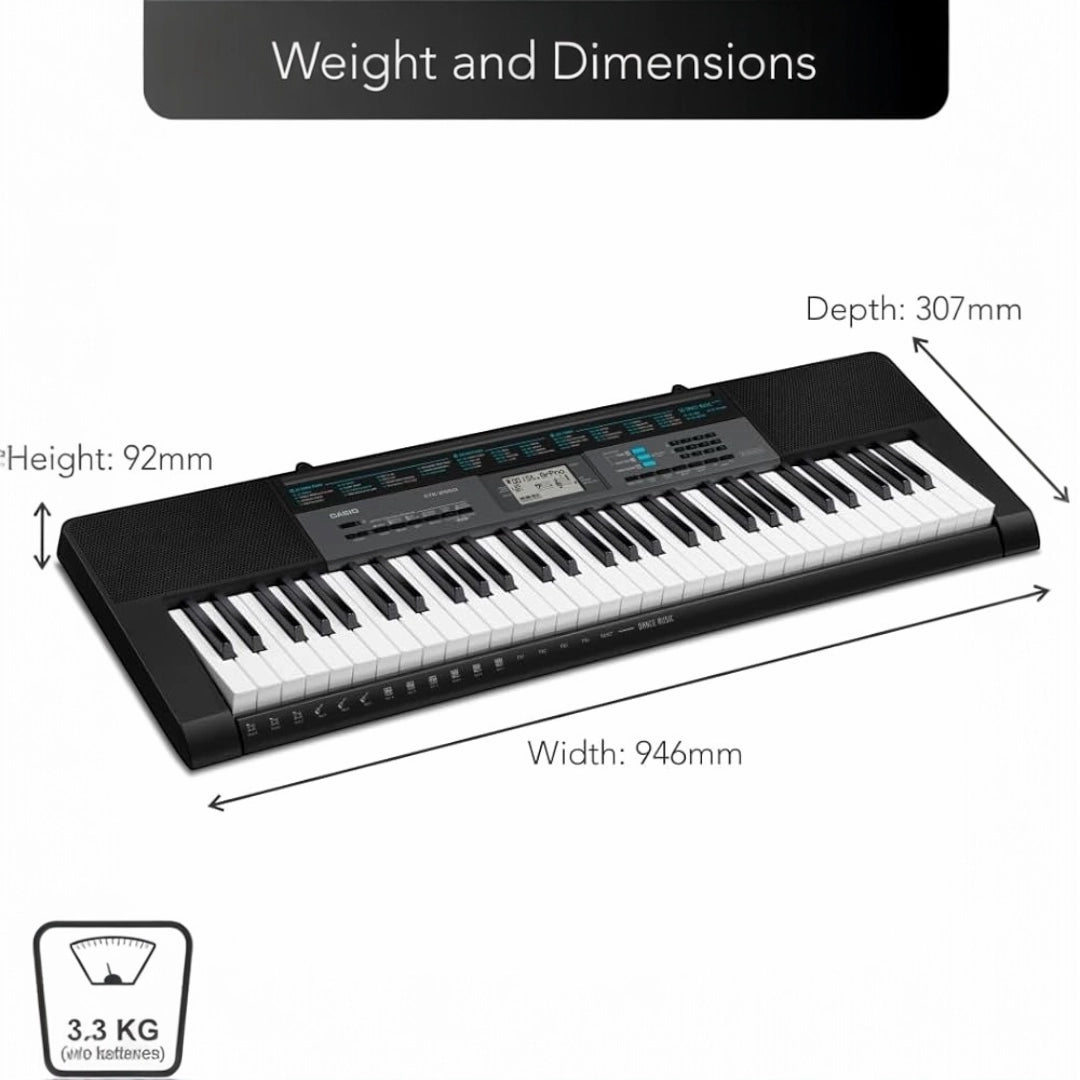 Casio CTK2550 61-Key Portable Keyboard