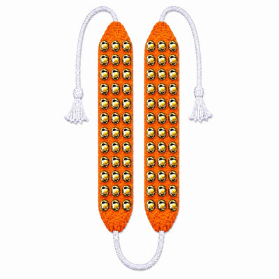RG Simple 3-Line Ghungroo - Orange