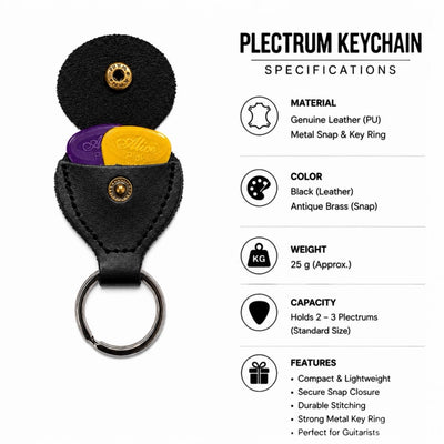 AM Guitar Pick Holder Keychain - Pick Keeper