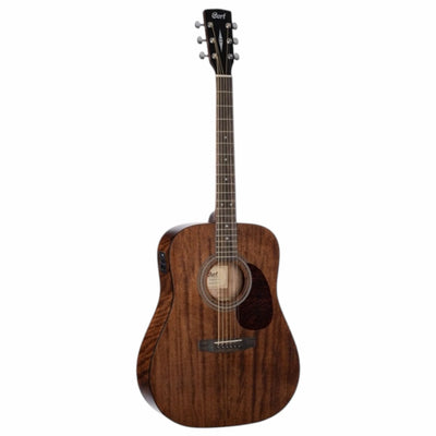 Cort AD300ME-OP Electro-Acoustic Guitar - Mahogany Open Pore
