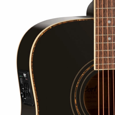 Cort AD880CE-BK Electro-Acoustic Guitar - Black