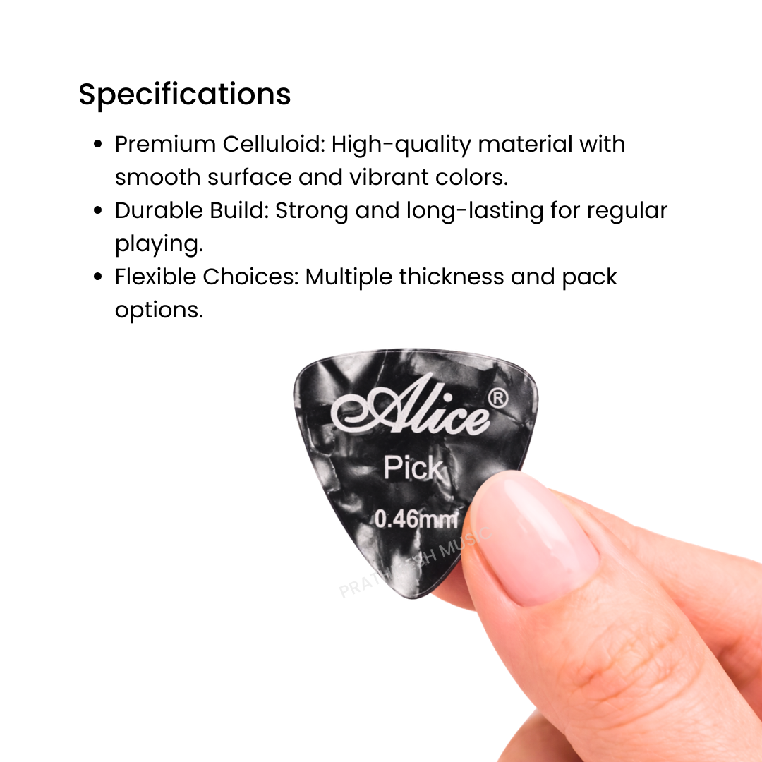 Alice AP-12ALT Guitar Pick – 0.46 mm (12 pcs)