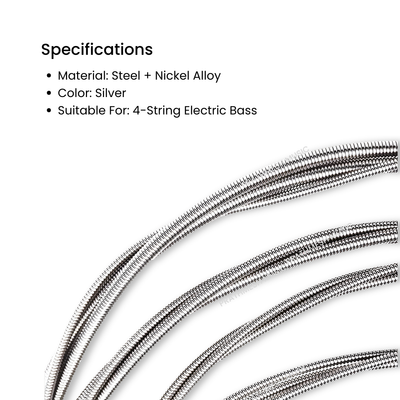 Alice A046A Chrome Steels For Acoustic And Electric Guitar Short Finger Slide