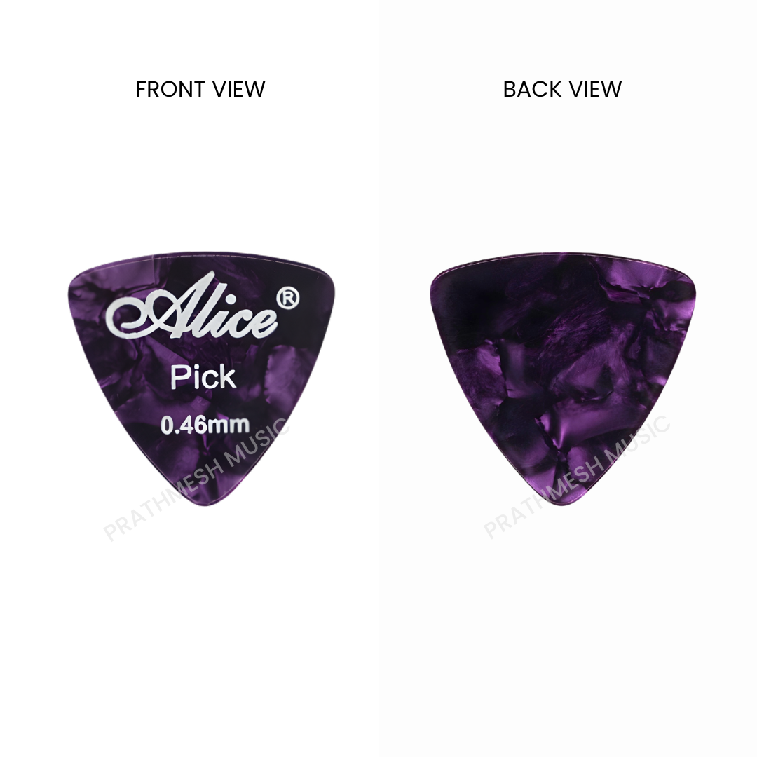 Alice AP-ALT-4 Celluloid Triangle Guitar Picks (4 pcs)