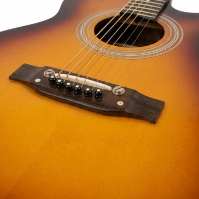 Challenger Apollo-39 Electro-Acoustic Guitar – Tobacco Sunburst Gloss