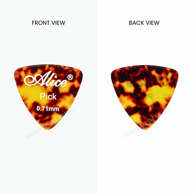 Alice AP-ALT-8 Celluloid Triangle Guitar Picks (8 pcs)