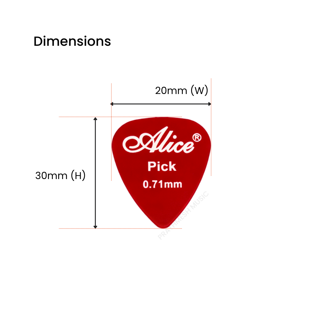 Alice APE-4 Guitar Picks (4 pcs)