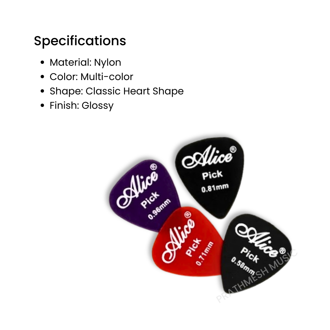 Alice APE-4 Guitar Picks (4 pcs)