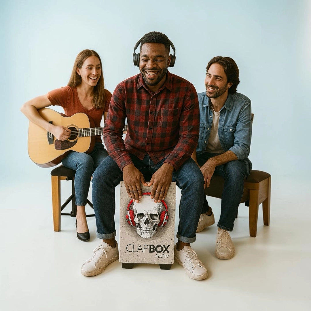 Clapbox Flow Series Cajon - Skull