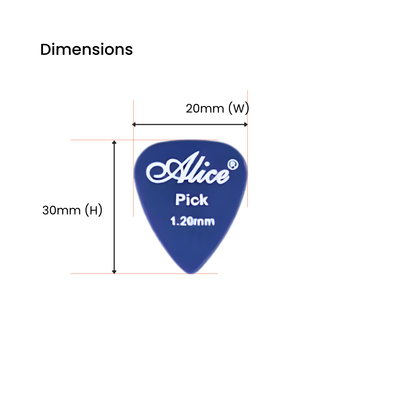 Alice APE-6 Guitar Picks (6 pcs)