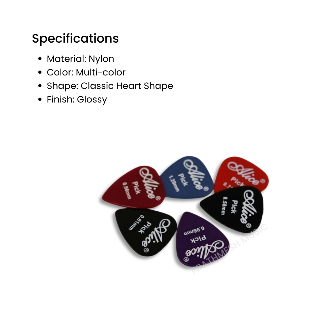Alice APE-6 Guitar Picks (6 pcs)
