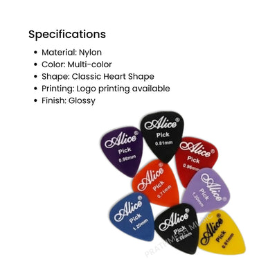Alice APE-8 Guitar Picks (8 pcs)