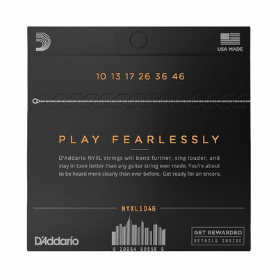 D’Addario NYXL1046 Nickel Wound Electric Guitar Strings - 10-46