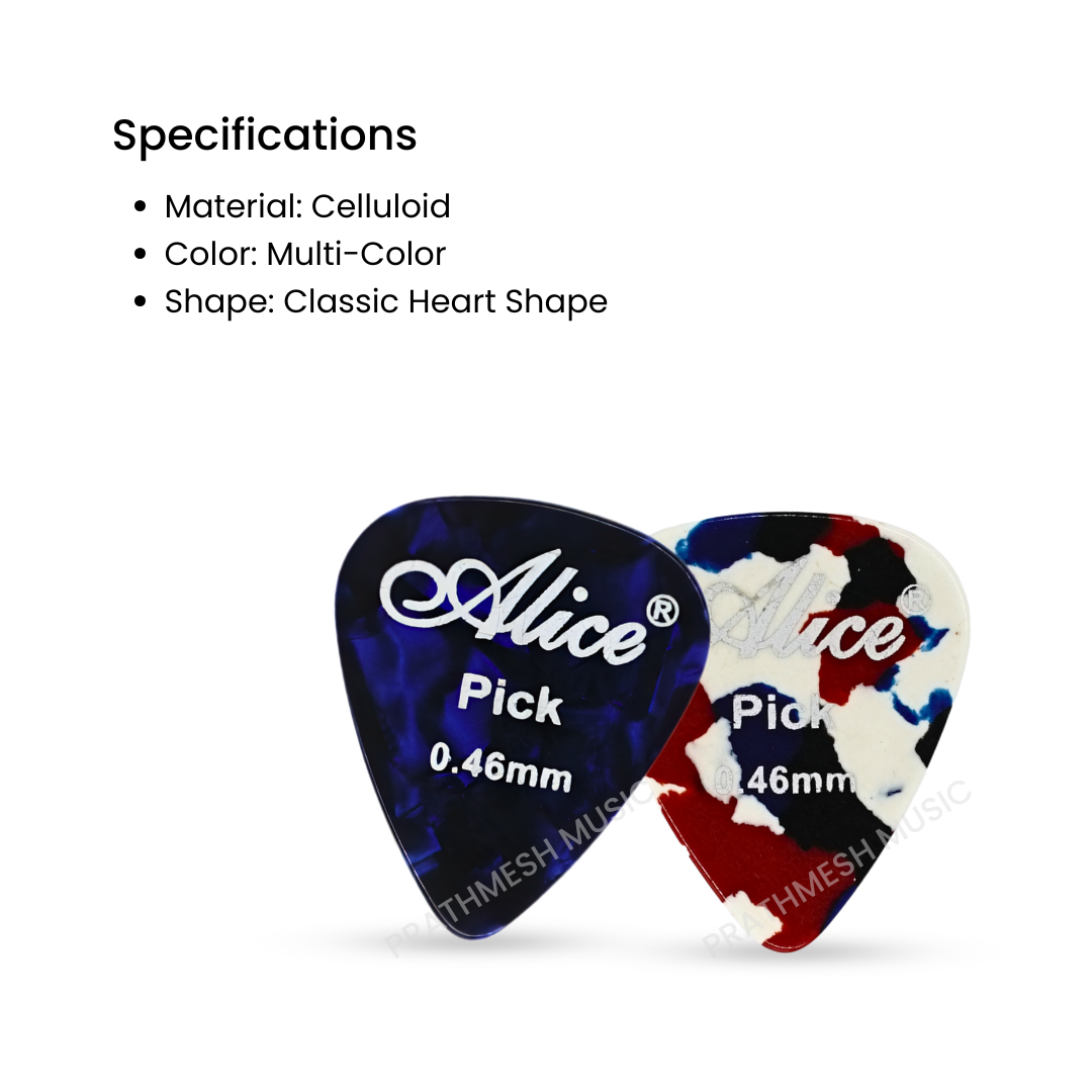 Alice APA-2 Celluloid Guitar Picks (2 pcs)