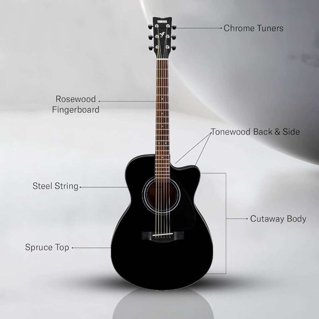 Yamaha FS80C-BLK Acoustic Guitar - Black
