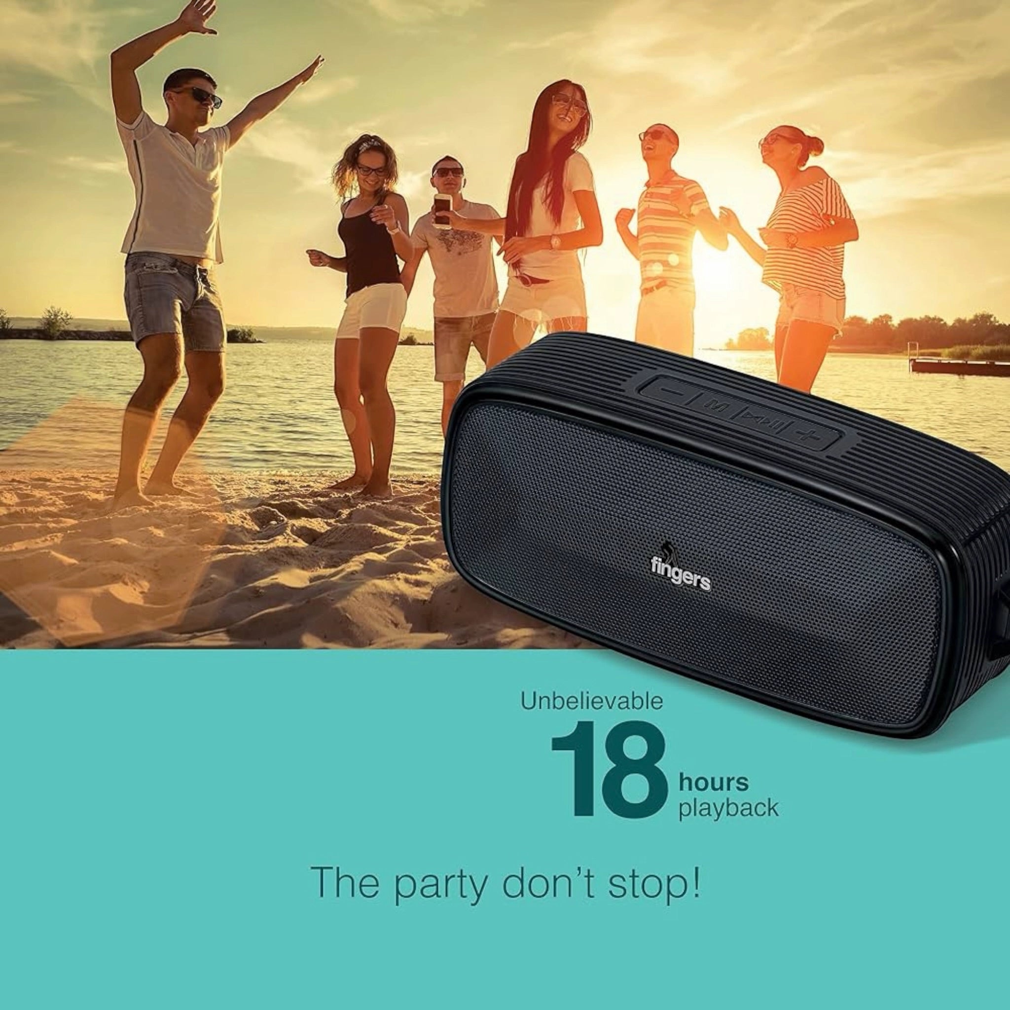 Fingers Aquabeats Portable Speaker