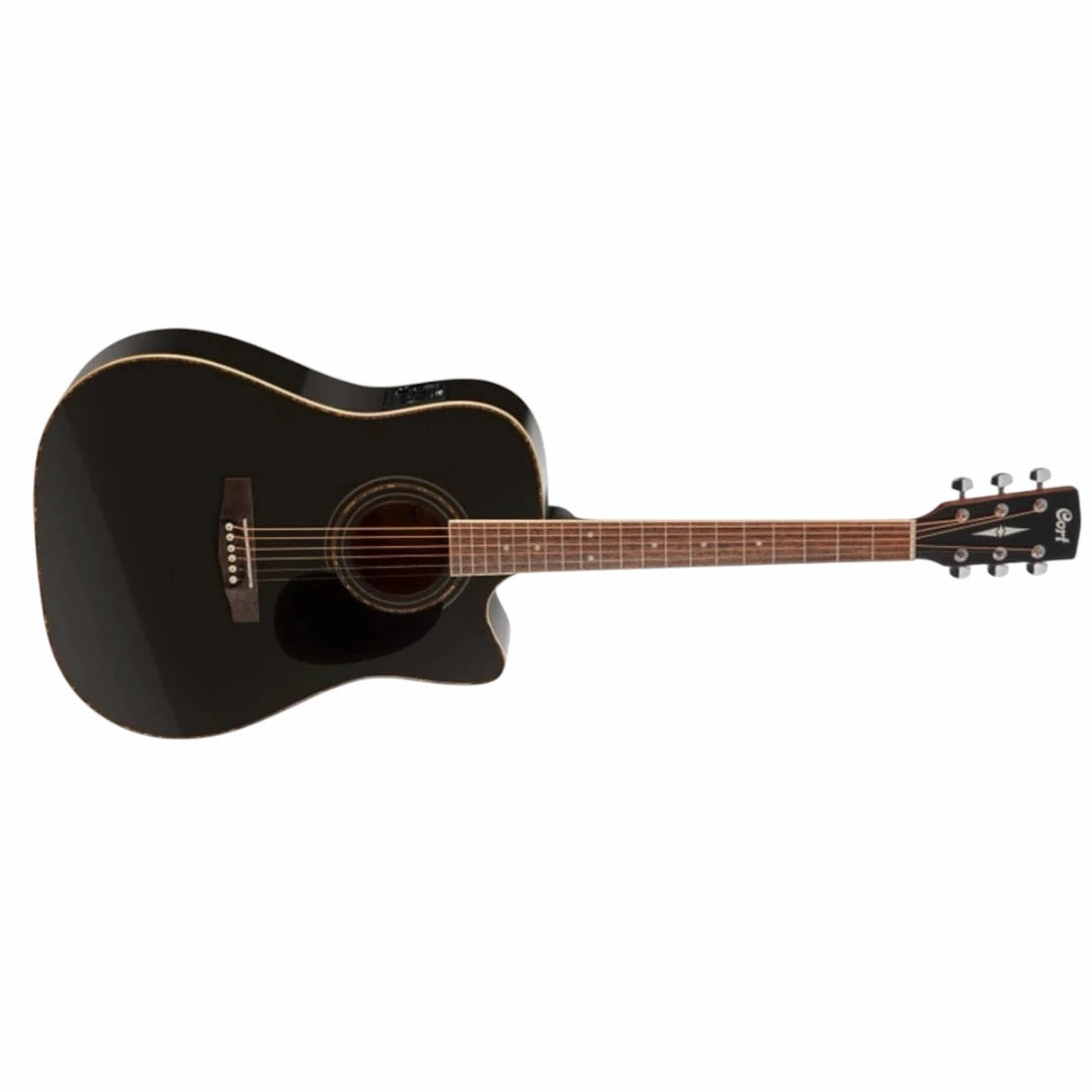Cort AD880CE-BK Electro-Acoustic Guitar - Black