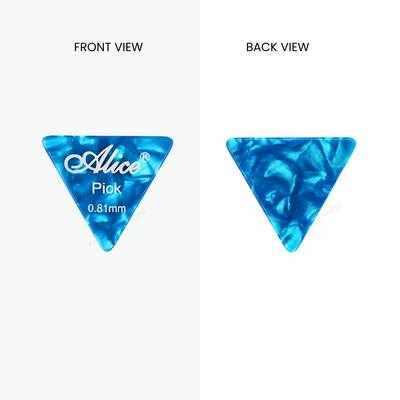 Alice AP-L-4 Celluloid Triangle Guitar Picks (4 pcs)