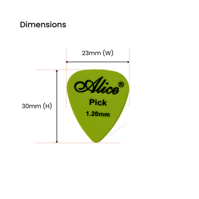 Alice APF-2 Matte Guitar Picks (2 pcs)