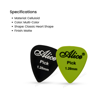 Alice APF-2 Matte Guitar Picks (2 pcs)