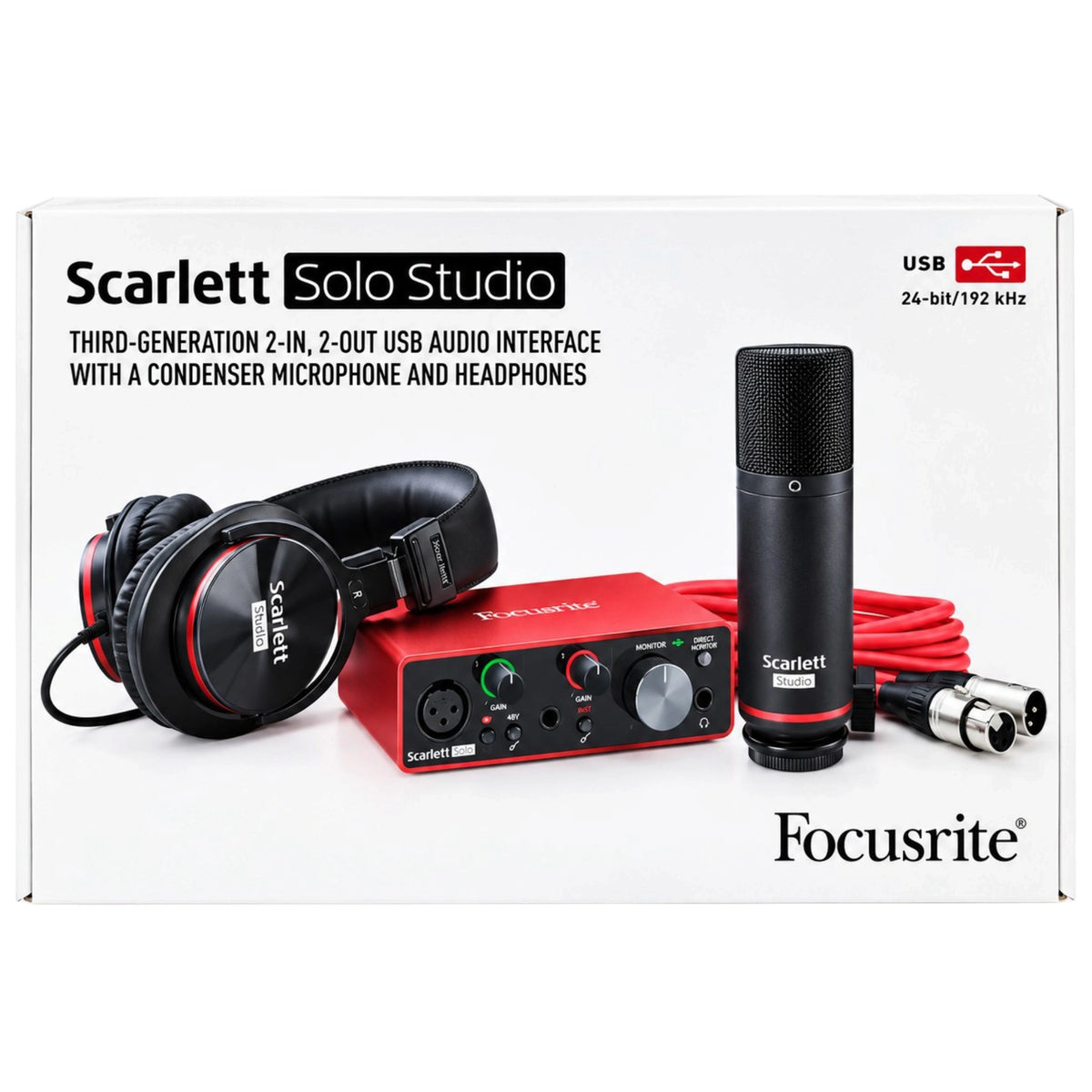 Focusrite Scarlett Solo (3RD GEN) Studio Pack