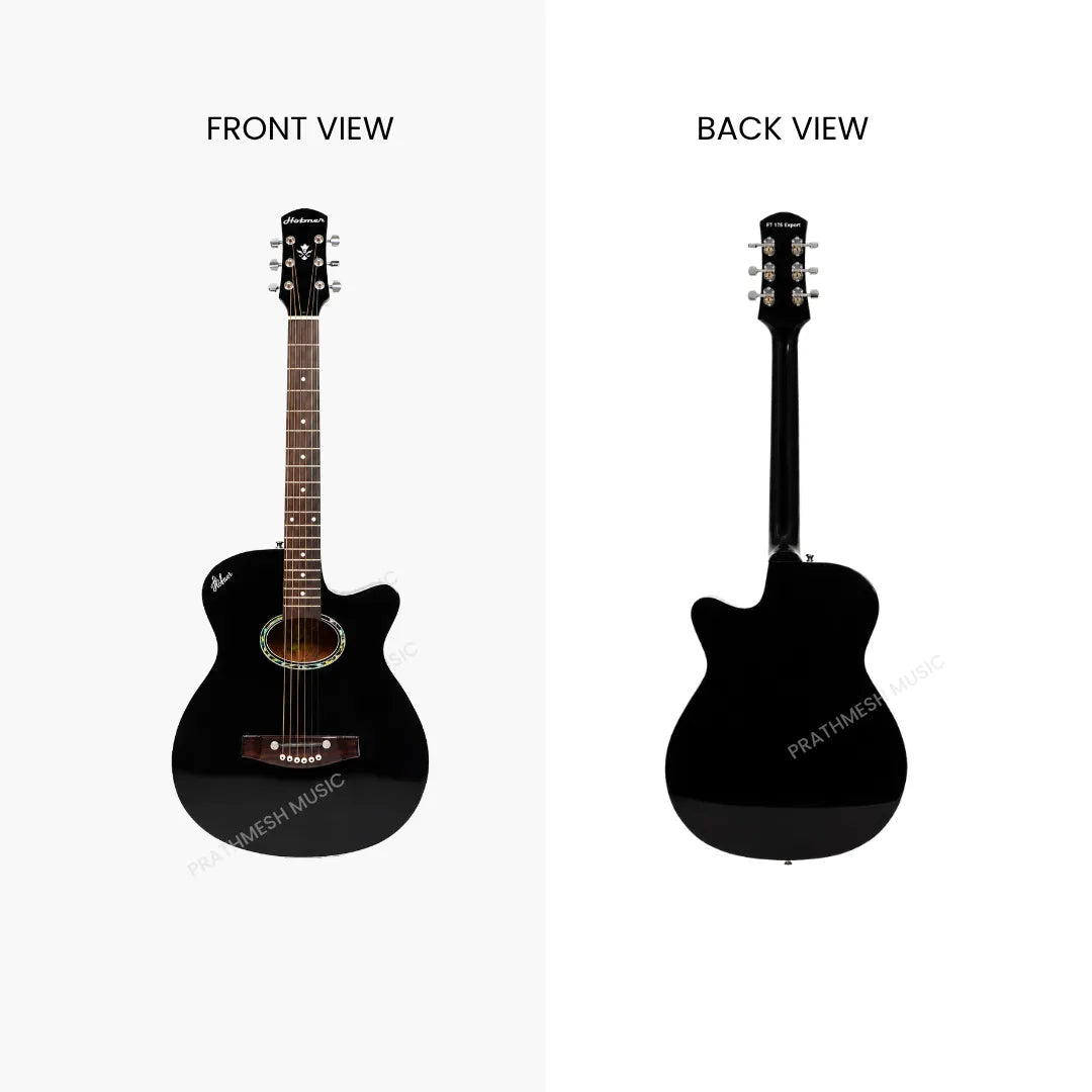 Hobmer 175-BK Export Electro-Acoustic Guitar - Black
