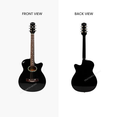 Hobmer 175-BK Export Electro-Acoustic Guitar - Black