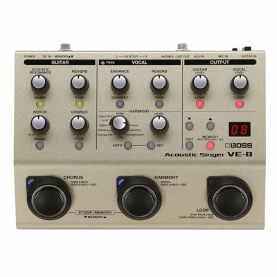 Boss VE-8 Acoustic Singer Effects Processor Pedal