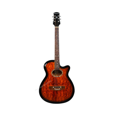 Hobmer 175-BR Export Electro-Acoustic Guitar - Brown Burst
