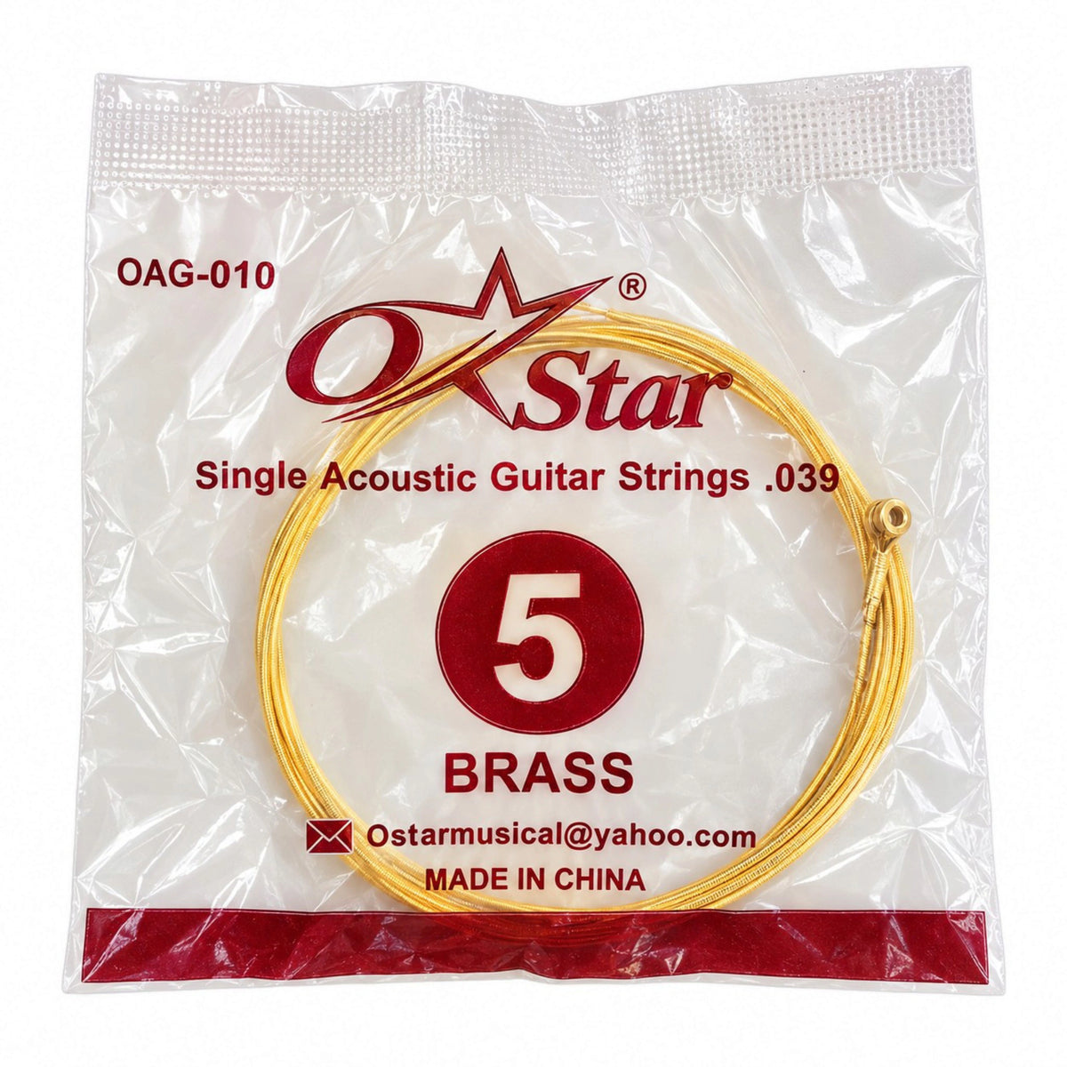 O Star 5 No. Acoustic Guitar Strings
