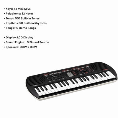 Casio SA81 44-Key Mini Portable Keyboard