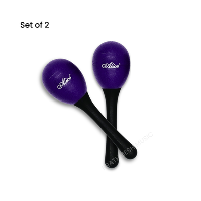 Alice A042SE Handle Egg Shaker - Violet