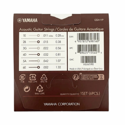 Yamaha GSA11P Acoustic Guitar Strings - .010-.052