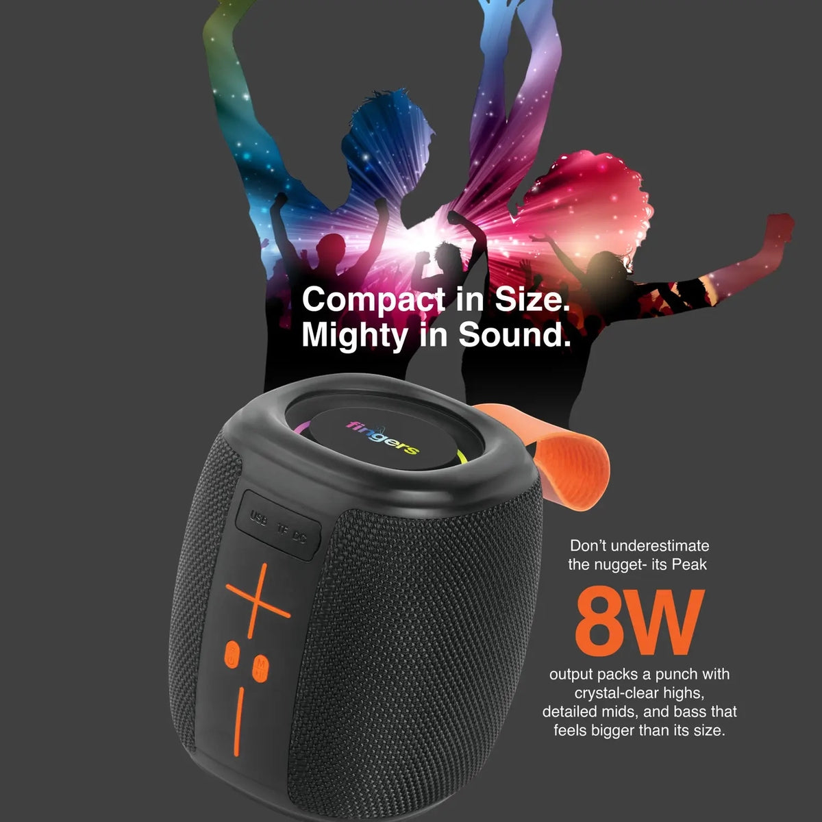 Fingers Nugget Bluetooth-6 Portable Speaker