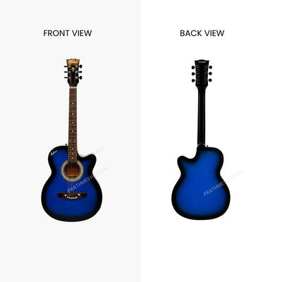 Hobmer 145-BB Export Electro-Acoustic Guitar - Blue Black