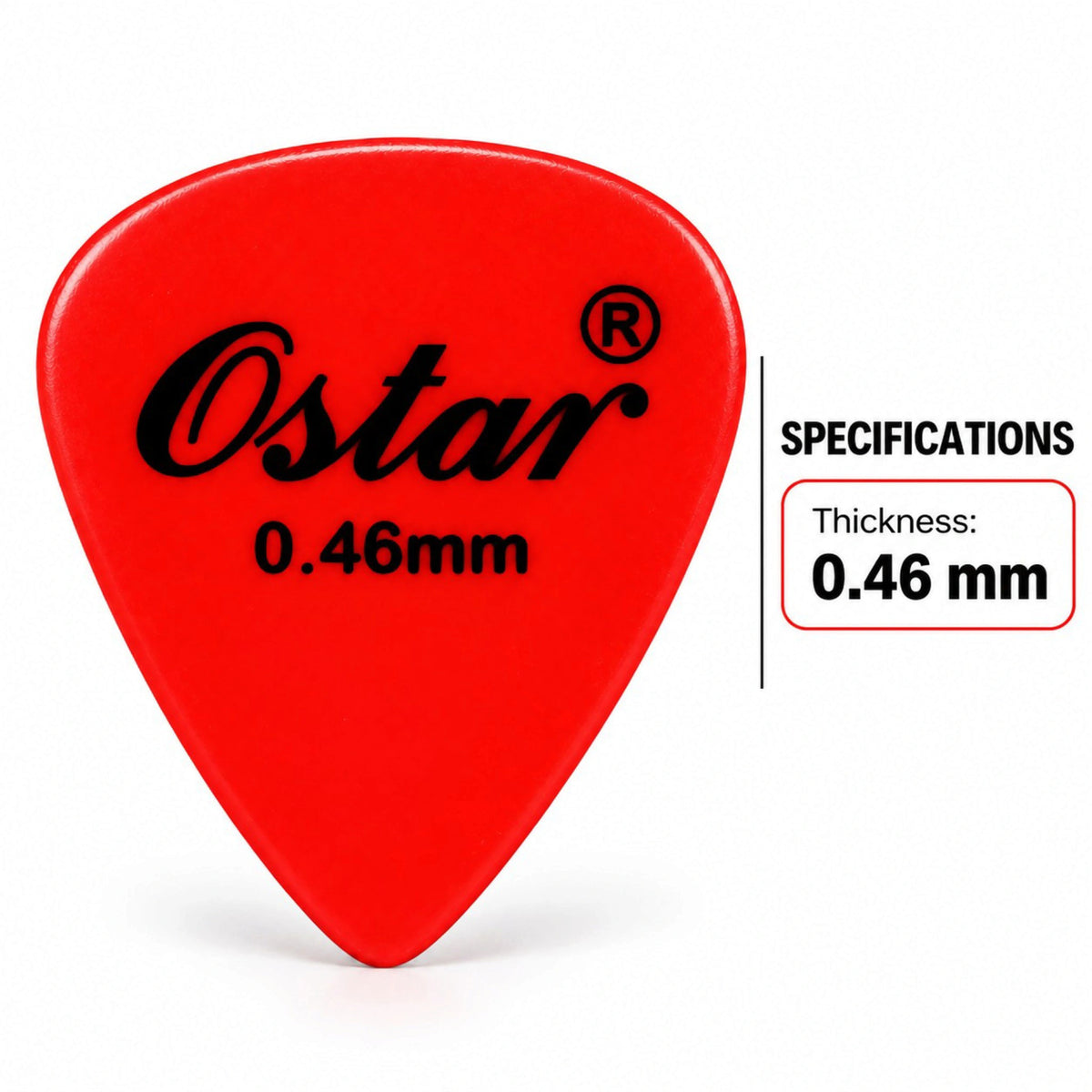 O Star ABS Guitar Pick - 0.46 mm