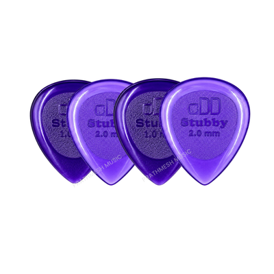 Dunlop Stubby Jazz Guitar Pick - Pack of 3