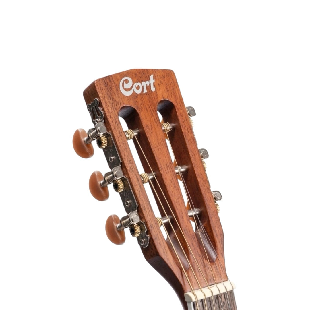 Cort AF590MF-OP Electro-Acoustic Guitar - Mahogany Open Pore