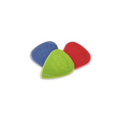 Alice AP-12G Nylon Guitar Picks - 0.58 / 0.71 / 0.81 mm (12 pcs)