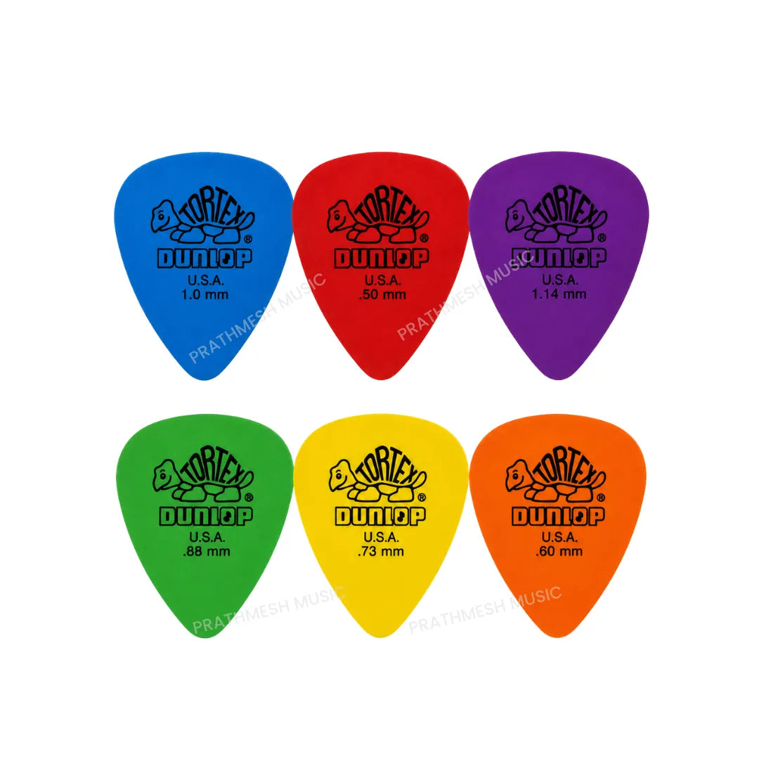 Dunlop Tortex Standard Guitar Pick - Pack of 6