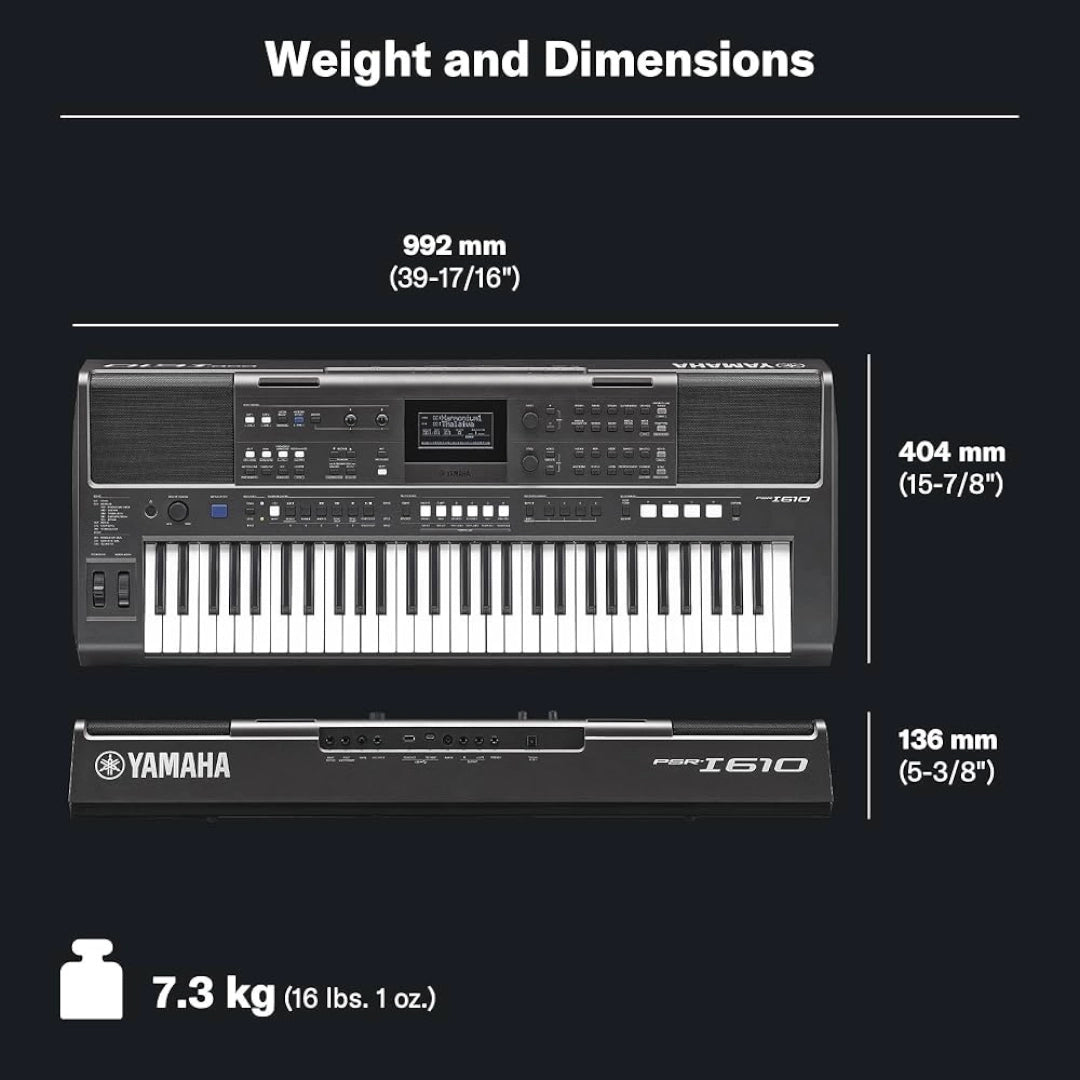 Yamaha PSR-I610 61 Keys Portable Keyboard