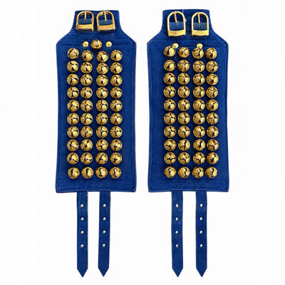 SK Machine Velvet 4-Line Ghungroo - Blue