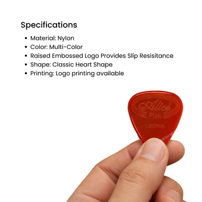 Alice AP-12G Nylon Guitar Picks - 1.50 mm (12 pcs)