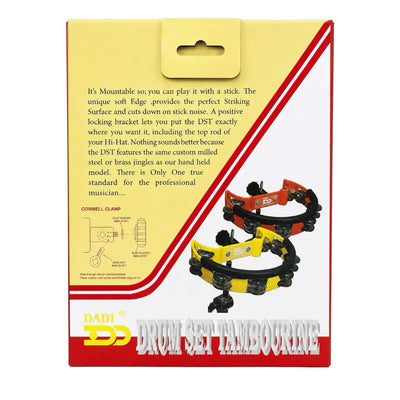 Dadi DT2 Drum Tambourine - Yellow
